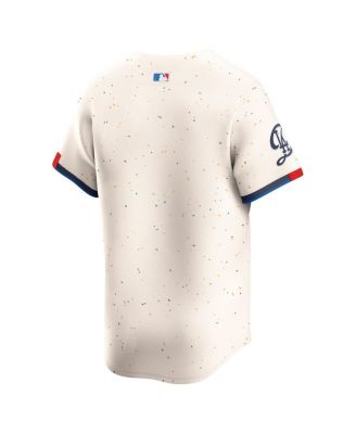 Мужская кремовая майка Nike Los Angeles Dodgers City Connect Limited