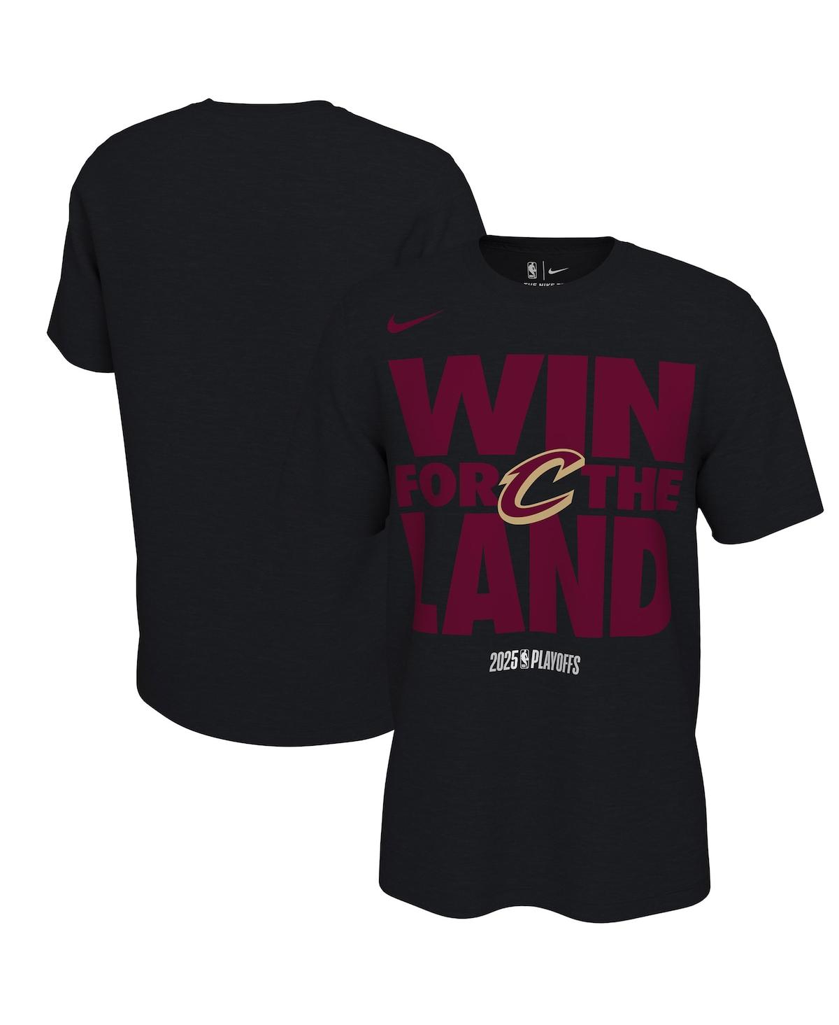 Nike Men's And Women's Black Cleveland Cavaliers 2025 Nba Playoffs On-court Mantra T-shirt