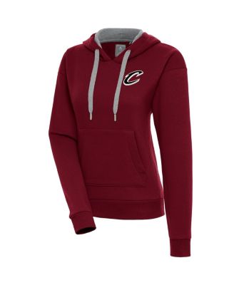 Антигуа женская вина Кливленд Кавальерс матовый металлик Победы пуловер толстовка с капюшоном