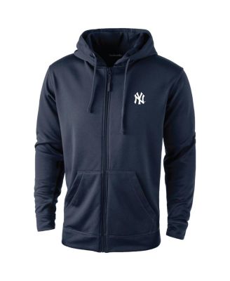 Мужская толстовка Dunbrooke Navy New York Yankees Trophy с капюшоном на молнии