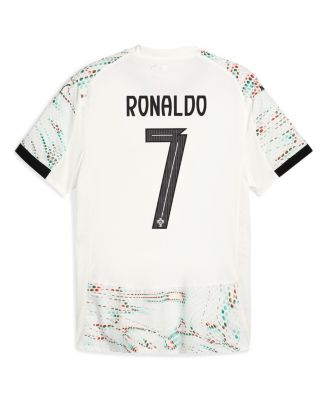 Мужская майка Puma с изображением Криштиану Роналду, белая, от Национальной сборной Португалии на выезде 2025 года, Аутентичная майка