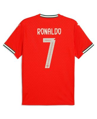 Мужская футболка Puma Cristiano Ronaldo Red от Национальной сборной Португалии 2025 года выпуска, домашняя копия