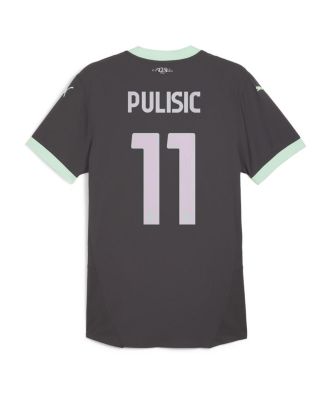 Мужская майка Puma от Кристиана Пулишича, цвета древесного угля AC Milan 2024/25, Третья оригинальная майка игрока