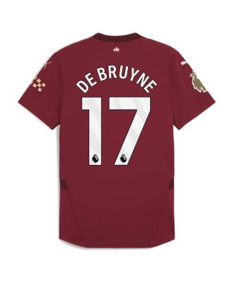 Мужская майка Кевина Де Брюйне от Puma бордового цвета 