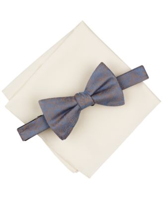 Мужской абстрактный галстук-бабочка Ozarks от Alfani и однотонный квадратный карманный комплект, эксклюзивно в Macy's