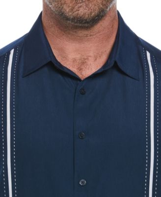 Men's Big & Tall Stripe Short Sleeve Shirt