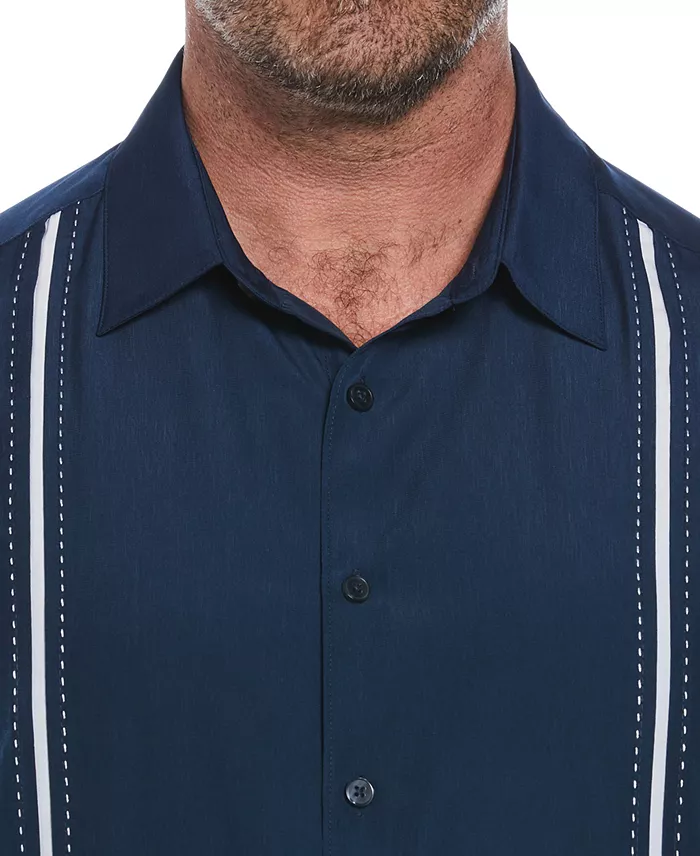 Men's Big & Tall Stripe Short Sleeve Shirt - thumbnail 4