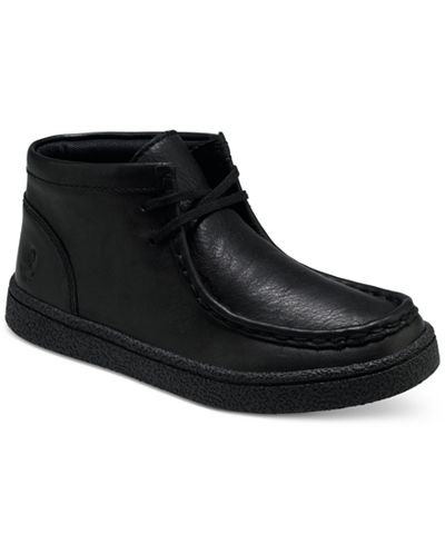 Hush Puppies Boys' or Little Boys' Bridgeport Leather Chukka Boots