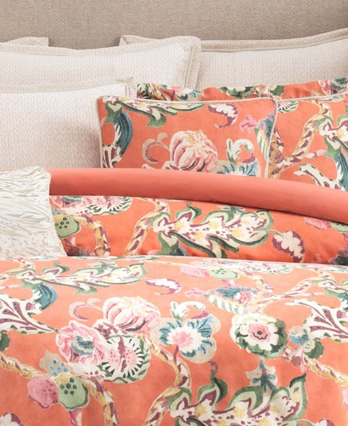 Rose Tree Cara Floral Decorative Pillow