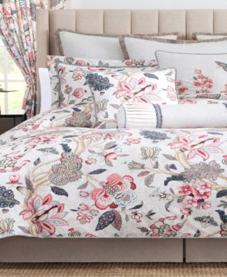 Talia Floral Print Decorative Pillow, 18" x 18"