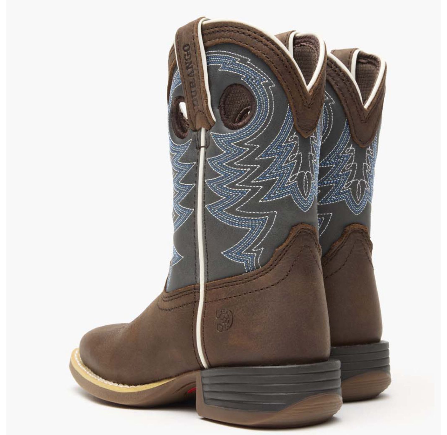 Ботинки Durango Lil' Rebel Pro Blue Western для мальчиков, цвет: Коричневый / Синий — фото 5