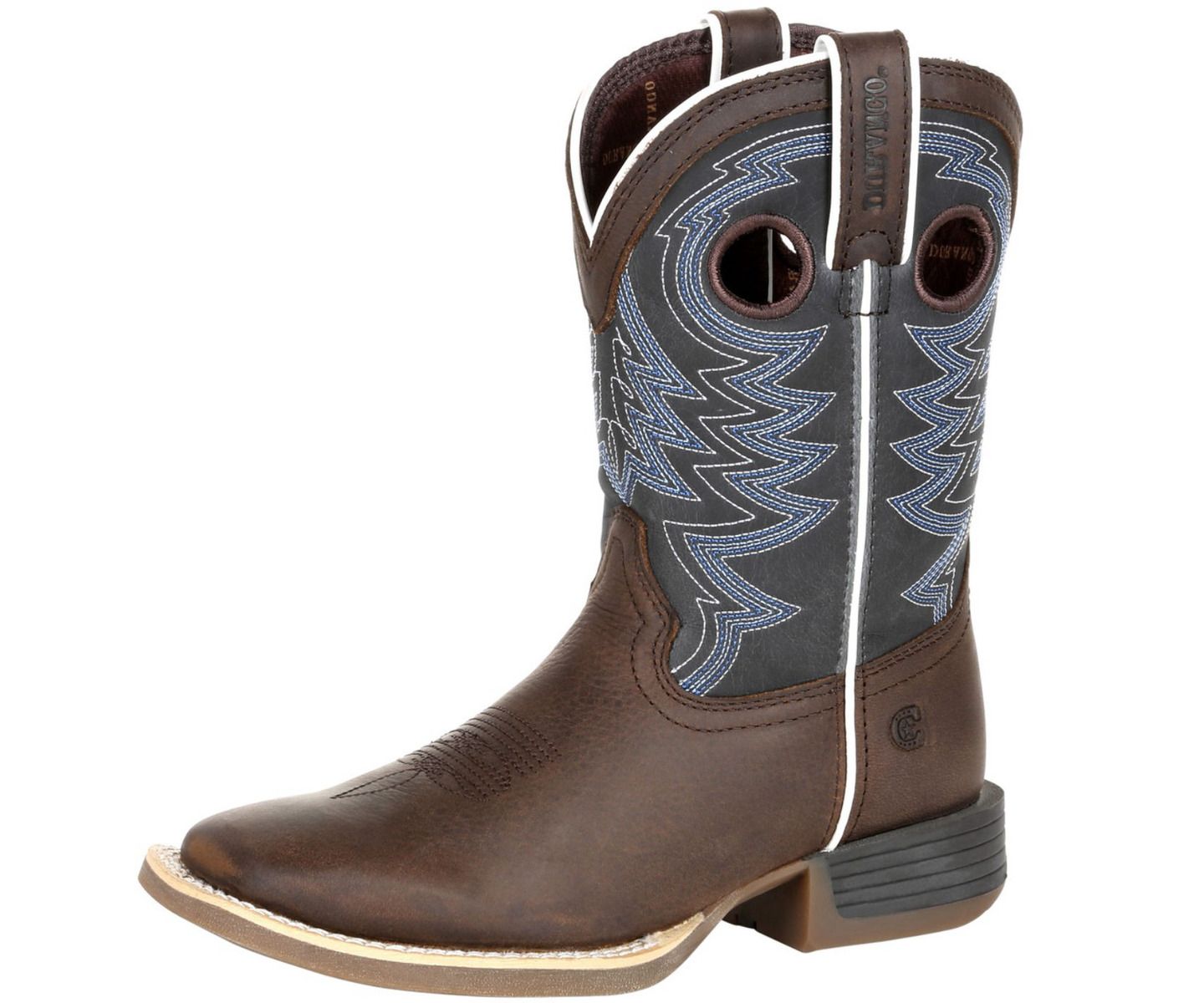 Детские ботинки Durango Lil' Rebel Pro Blue Western, цвет: Коричневый / Синий — фото 7