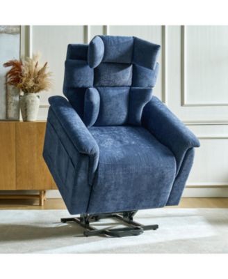 Embrace Traditional Power Lift Recliner with Heat and Massage
