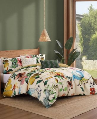 Radiance Bedding 100% Cotton Sateen 5 Piece King Size Reversible Comforter Set