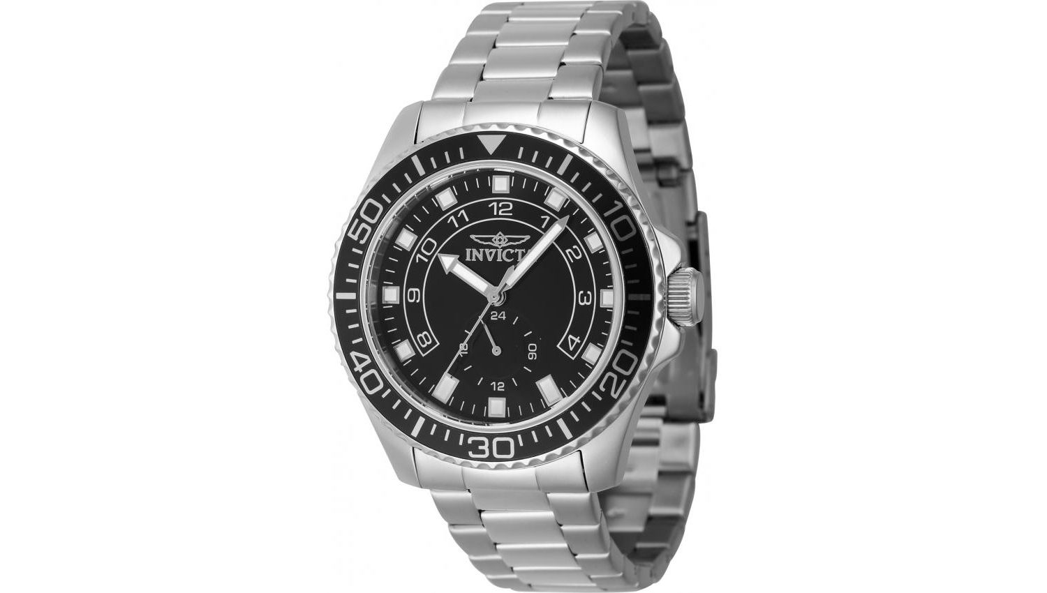 Men's 47125 Pro Diver Quartz Multifunction Black Dial Watch