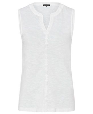 Women's Sleeveless Embroidered Detail Top