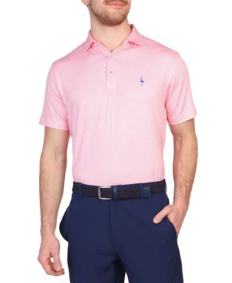 Мужское мини-поло с геометрическим принтом Performance Polo от Tailorbyrd