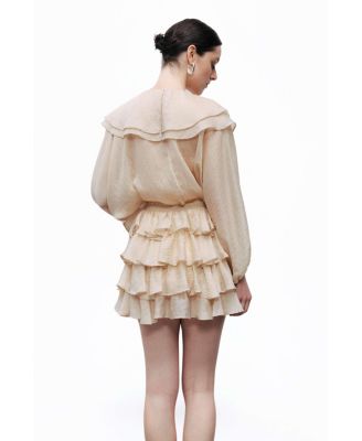 Женская мини-юбка NOCTURNE с оборками