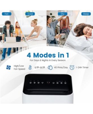 8000 BTU Portable Air Conditioner with Remote Control