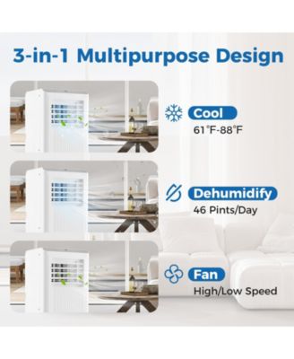 10000 BTU Portable Air Conditioner 3 in 1 AC Unit Fan and Dehumidifier