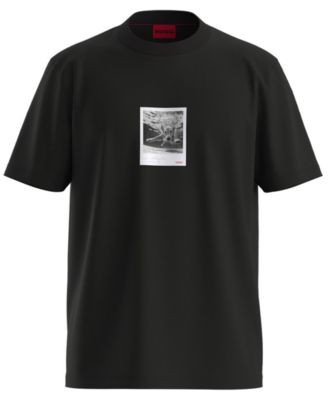 Мужская футболка HUGO by Hugo Boss с полароидным рисунком собаки Дарти от Hugo Boss