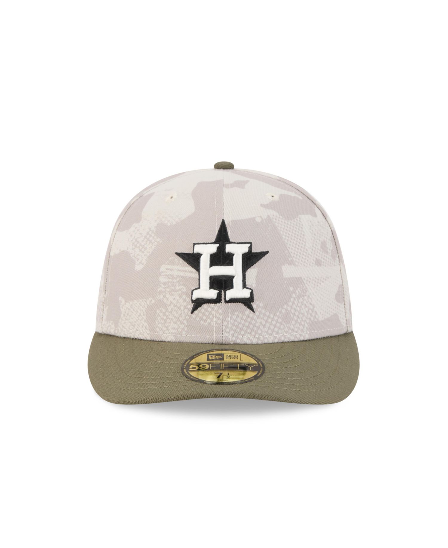Men's Light Beige/Olive Houston Astros 2025 Armed Forces Day 59FIFTY Fitted Hat