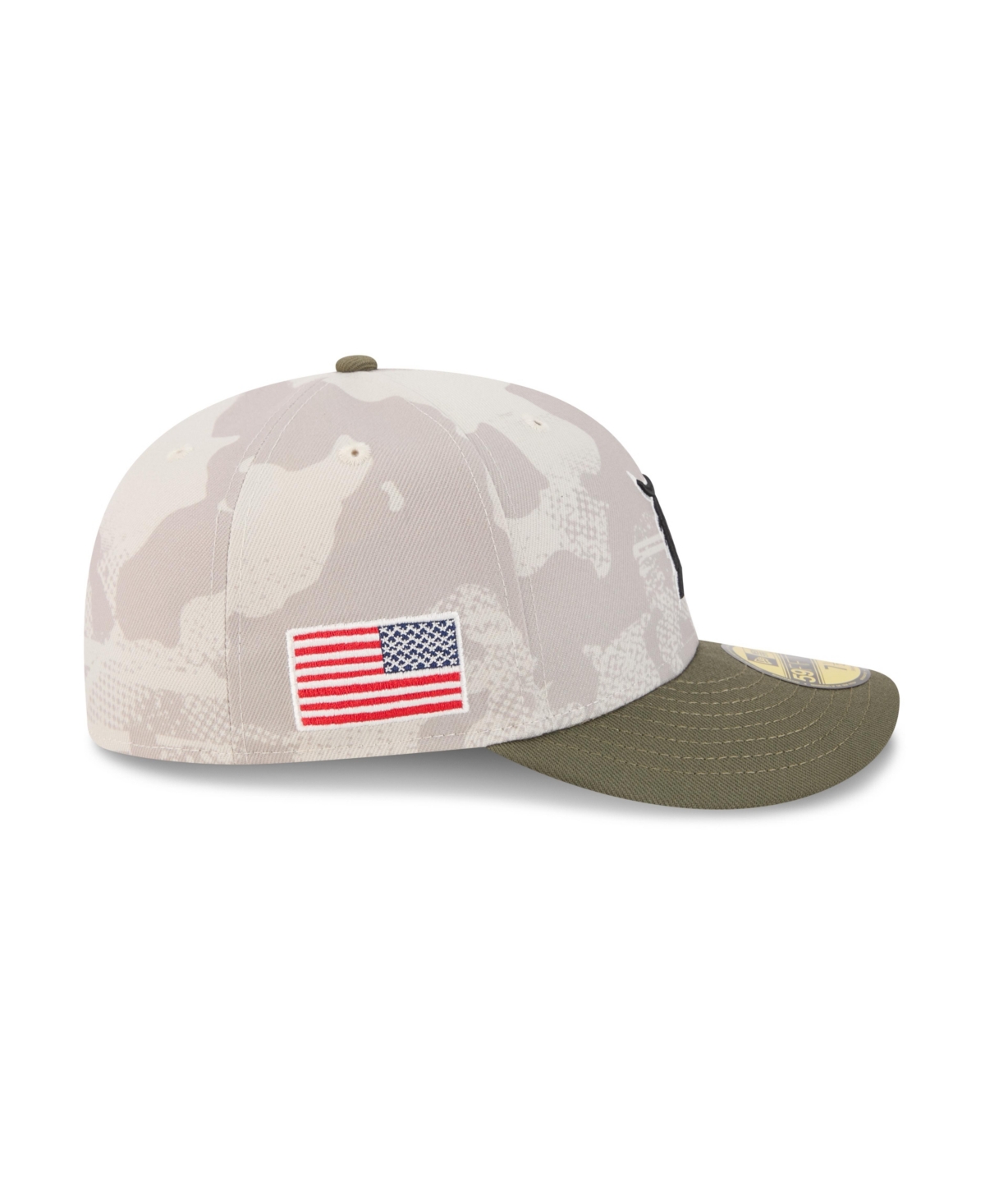 New Era Men's Light Beige/olive Detroit Tigers 2025 Armed Forces Day 59fifty Fitted Hat
