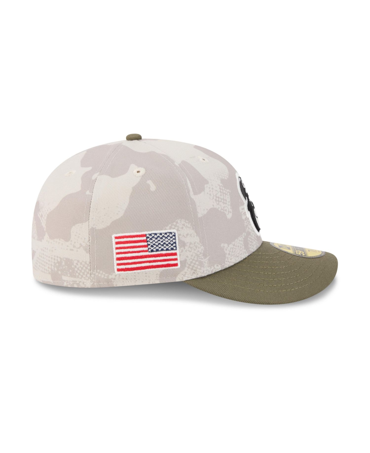 Men's Light Beige/Olive Baltimore Orioles 2025 Armed Forces Day 59FIFTY Fitted Hat