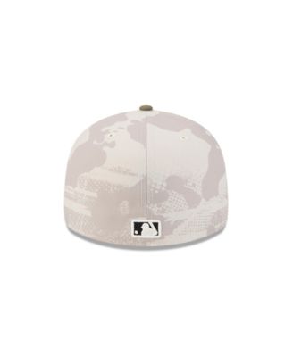 Men's Light Beige/Olive Los Angeles Angels 2025 Armed Forces Day 59FIFTY Fitted Hat
