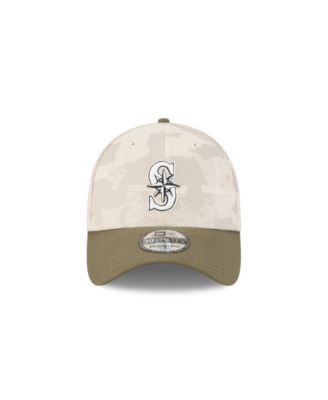 Men's Light Beige/Olive Seattle Mariners 2025 Armed Forces Day 39THIRTY Flex Hat