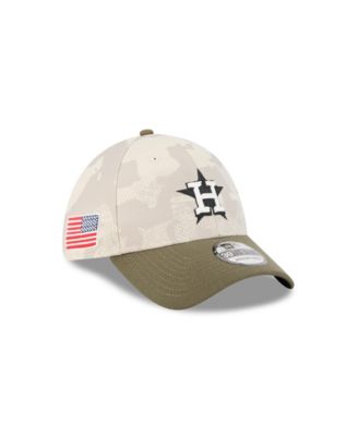 Men's Light Beige/Olive Houston Astros 2025 Armed Forces Day 39THIRTY Flex Hat