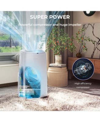 12000 BTU 3-in-1 Portable Air Conditioner with Remote Control