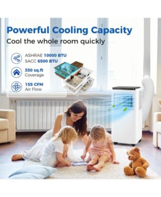 10000 BTU Portable Air Conditioner with Remote Control Cools up to 350 Sq Ft Air Conditioner