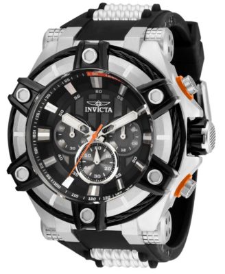 Мужские часы Invicta 35547 Bolt с кварцевым хронографом и черным циферблатом