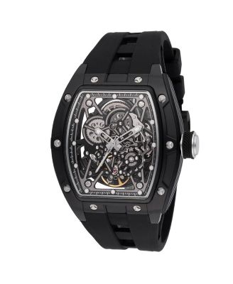 Мужские часы Invicta 49018 S1 Rally с автоподзаводом и 3 стрелками с черным циферблатом