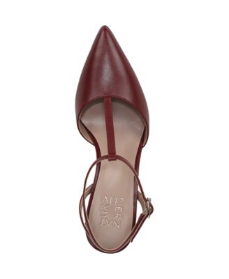 Women's Astrid T-Strap Pointed Toe Dress Pumps