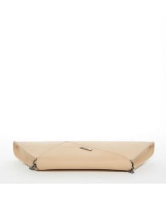 Leather Clutch Bag Nude Clutch Purse Beige Evening Bag Tan Women's Handbag