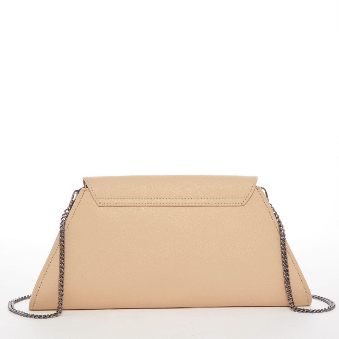 Женский клатч SUSU Leather Clutch Bag Nude Clutch Purse Beige Evening Bag Tan Handbag, цвет: Бежевый / Рыжевато-коричневый — фото 6