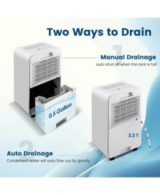 32 Pints/Day Portable Quiet Dehumidifier for Rooms up to 2500 Sq. Ft