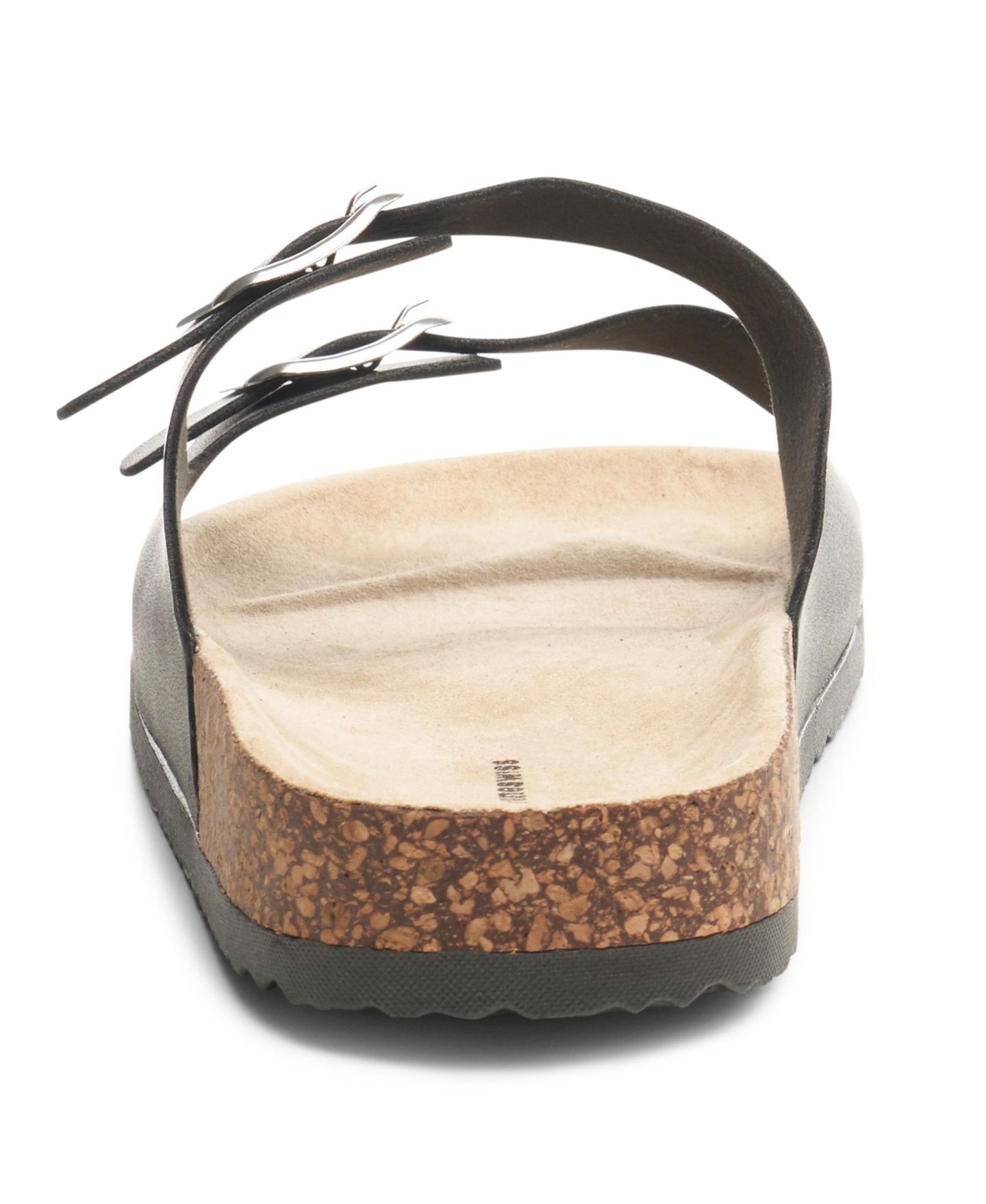 Мужские сандалии Alpine Swiss Double Strap Casual Slides Flat, цвет: Чёрный, вариант 1 — фото 6