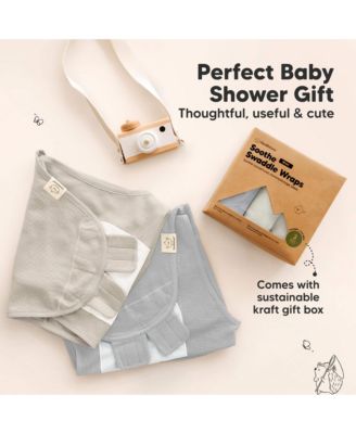 3pk Soothe Wren Swaddle Sleep Sacks, Newborn Swaddles Wrap 0-3 Months, Soft Baby Wearable Blanket