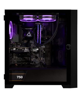 SET Liquid Cooled Gaming Desktop Computer, Intel Core i7-14700KF 3.4GHz, 32GB RAM, 2TB SSD, NVIDIA GeForce RTX 5070 12GB, Windows 11 Home, Black