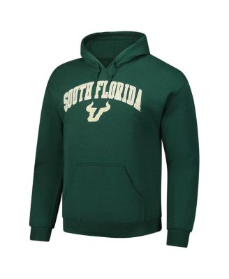 Мужская зеленая толстовка-пуловер из флиса South Florida Bulls без этикетки Fanatics