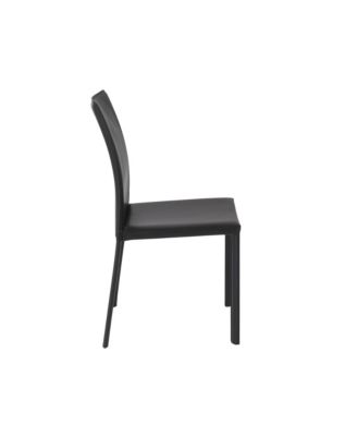 Set of 2 Dining Side Chairs with Padded Seats