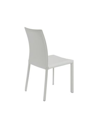 Set of 2 Dining Side Chairs with Padded Seats