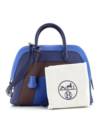 Бывшая в употреблении сумка Hermes 30 Bolide 1923 Rainbow Bag Epsom