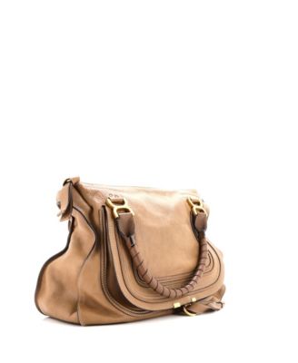 Кожаная сумка Chloe Large Marcie через плечо, бывшая в употреблении