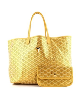 Подержанная сумка Goyard PM Saint Louis Tote, покрытая холстом из драгоценных металлов
