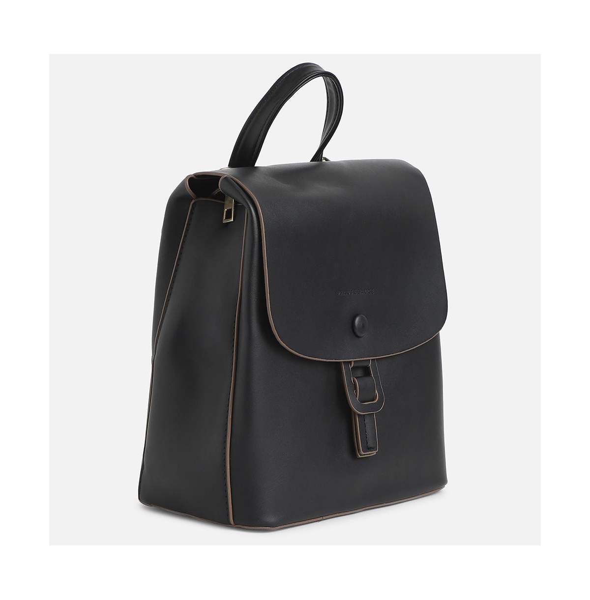 Women's The Flap-Buckle Backpack - Black
