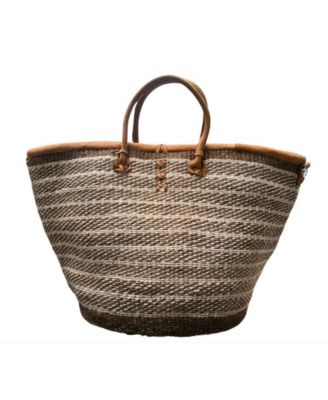 Корзина для покупок на рынке сизаля ручной работы 